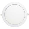 VIVALAMP FARETTO LED DA INCASSO 20W ROTONDO SLIM BORDO BIANCO DIAMETRO 24CM KIT 2 PEZZI 4200K