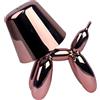 Generico Lampada da tavolo cane carino, lampada cane palloncino lampada da scrivania senza fili Preppy Camera Decor Touch luce notturna per bambini, casa, ufficio, camera da letto (Oro rosa)