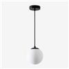 SKLUM Lampada da soffitto Ø12 cm in ferro con sfera in vetro Uvol -