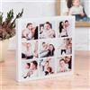 Wanapix | Blocco fotografico in legno 13x9 | Colore bianco | Blocco personalizzato su 1 lato | Ideale come cornice fotografica decorativa | Blocco in legno con foto stampata