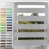 YANHONG Tenda a Rullo Avvolgibile Porta Finestra 70 x 280 cm Protezione Solare e della Privacy Tende oscuranti Temporanea con Catenella per Finestra o Porta, Grigio Chiaro