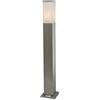 Qazqa malios - Palo da terrazza Moderno - 1 luce - L 80 mm - Acciaio - Design - Illuminazione esterna