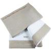 Coccole - Set 3pz Lenzuolo Lettino Asilo Bianco/Ecru - Lenzuolo, Federa e Copribrandina Personalizzati - Personalizzabile Con Nome Asilo in Pelle Ovo