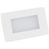 Lampo Lighting Technology LMOSPLED503BN LUCE SEGNAPASSO LED 3W ALIMENTAZIONE 230V 200 LUMEN LUCE NATURALE 4000°K SMD 15 cm FINITURA metallo e policarbonato Inox/bianco CRI >80Ra 120° IP 65