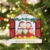 lorajewel Palline di Natale Personalizzate Ciondolo di Natale Personalizzato con 2/3/4/5/6/7/8 Nomi di Famiglia Decorazioni Natale 2023 Decorazione per Albero di Natale Appeso (5 Name, C)