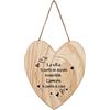My Custom Style Targa targhetta in Legno #Amore-frasi8#Cuore 20x18