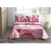 PELLECCHIA 1969 | Copriletto IRGE Trapuntato Estivo Matrimoniale 260x270 cm 100 g/m² Trapuntino Primaverile, Trapunta Leggera, 100% Made in Italy a 2 Piazze (Madison Rosa)