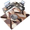Laegnfho Tappeto Sedia Ufficio Tappeto Salvapavimento Antiscivolo Ufficio Protettore del Pavimento Tappeto per Sedia con Ruote Tappeto Sedia Gaming Pavimenti per Parquet e Pavimenti Duri 90 x 120 cm