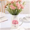 Kaululu Regalo per Festa della Mamma Vaso Ceramica Decorativo Personalizzato Bianco con Nome Inciso, Regalo per Nonna (Stile 2)