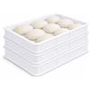 VIRSUS Cassetta per impasti Pizza e Pane HD1, misura 60x40x10 cm e capacità 20 Litri, colore neutro, Contenitore per alimenti, porta impasto per panetti SENZA COPERCHIO (3)