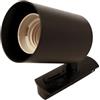 A2ZWORLD Porta Faretto da Binario Monofase Attacco E27, Colore Nero, Orientabile e Ruotabile, Max 50W 220V, Supporto per Faretti LED