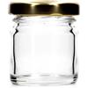 FERRAMENTA BONIFAZIO Set di 100 vasetti vetro PICCOLI per monodose miele confetture marmellata bomboniere segnaposto 40 ml tappo twist-off