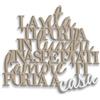 Declea Home Decor Decorazione Murale frase scritta su legno La vita ti porta in luoghi inaspettati, Scritta in legno famiglia casa per decorare le pareti