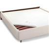 NuvolaNera Coprirete in Feltro di Alta qualità in 3 Misure per Coprire Le doghe del Tuo Letto - Prodotto Italiano - Lacci per Fissare Gli Angoli - Matrimoniale 160x190 cm