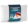 Eurocali Cuscino Memory Foam Ergonomico e Ipoallergenico Guanciale Letto Made in Italy Supporto Cervicale Rigido e Traspirante con Fragranza Camomilla e Aloe Vera