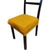SalGiu Cuscini Sedia (6 pezzi) Cucina Con Fascia Elastica Imbottito 40x40 cm (Giallo)