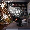 HLGKBY Proiettore di nevicate per Esterni, per Decorazioni domestiche per Interni ed Esterni, Proiettore di luci Natalizie a LED con Rotazione di 180° per Vacanze di Natale, Feste, Matrimoni