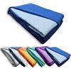 GX GARGIX Trapuntino Copriletto Trapuntato Primaverile Bicolore Double Face Leggero (TRG-2/Royal, MATRIMONIALE)