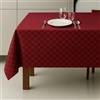 Corredocasa Tovaglia da Tavola Antimacchia No Stiro Idrorepellente in Tessuto Impermeabile Facile da Pulire e da Lavare Ottima qualità Varie Misure Vari Colori (Bordeaux, 18 Posti 140x360 cm)