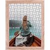 Rahmendesign24 - Cornice puzzle Milano per puzzle circa 500-1000 pezzi, 49 x 68 cm, 68 x 49 cm, rovere Sonoma con vetro acrilico