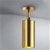 Middle Faretto in Ottone Dorato Faretto a soffitto a LED Faretto da Soggiorno e soffitto a soffitto Commerciale Mini Lampada da Parete Non apribile