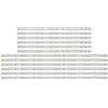 LOTOAK 12 pz Striscia di Retroilluminazione A LED 12 Lampada Compatibile for Philips 50 TV 50PUK6400/12 50PUF6061/T3 LB-PF3030-GJD2P5500612AG82 50put6400/60 50PUH6400 (Color : 24pcs(2TV))