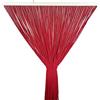 Tata Home Tenda Antimosche Catenelle Perline di Stoffa Morbide per Porta Finestra Moschiera a Pannello Susy 140x230 cm Colore Rosso