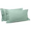 Caleffi | Coppia Federe Coppia Federe Percalle Dreaming, in percalle, Colore GIADA, STANDARD - 100% Cotone