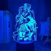 KJsdaADSA Lampada 3d in acrilico Anime Toilet Bound Hanako Kun Luce per arredamento camera da letto Lampada da tavolo con luce notturna colorata Regalo Hanako Kun 16 colori
