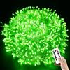 YUANYUYING Luci di Natale, 30 m di luci fatate a 300 LED per interni, luci fatate a corda,e telecomando Stile di connessione (green)