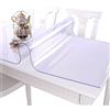 CIEEIN CIEHT Tovaglia in PVC trasparente Pellicola protettiva per mobili Impermeabile e facile da pulire Spessore 1mm 50 * 100cm