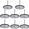 Blivrig 200W Faretto LED UFO 8 Pezzi, Lampada da Officina Industriale 20000LM
