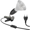 ledscom.de Lampada a morsetto E27 LIK, nero incl. E27 PAR38 Lampada riflettore LED 1152lm bianco caldo