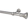 Sento Kit Bastone per Tende in Metallo 25mm Acciaio Inox Montaggio a Muro 180 cm (1x180cm) PRYMA