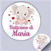 Mr Pubblicità 100 Tag Adesivi personalizzati per nascita, battesimo, compleanno, PERSONALIZZALO QUI con nome, frase, data, etichette adesive per inviti, scatolini, sacchetti, bomboniere, regalini