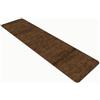 Comart - Tappeto Cucina Nancy - Antiscivolo - Lavabile in Lavatrice - Moderna Passatoia in Ciniglia - Runner per Corridoio e Cucina - Morbido e Resistente - Made in Italy - Marrone Scuro - 50x230 cm