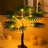 HFHungkeong Luci LED Albero di Palma Artificiale Lampade da Tavolo Decorative Alimentate da 3 Batterie AA o USB per Feste Estive Bordo Piscina Interni Casa Camino Camera da Letto Ufficio Decorazione