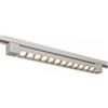 damastoreitalia Proiettore LED per Binario Elettrificato 26W 3126lm Bianco, Faretto Lineare per Negozi e Showroom, Luce Diretta ad Alta Efficienza (Luce Calda 3000K)