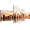 Runa Art Quadro XXL New York City 200 x 100 cm Stampa D'Arte Murale Tela Non Tessuta Decorazione Soggiorno Camera Da Letto 029541a