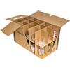 karton-billiger - 10 scatole per bicchieri, tazze e bottiglie - 15-30 scomparti