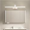 XINYASEE LDE Luce per specchio da bagno (3000K, 4000K, 6000K) Luce da bagno IP44 impermeabile senza sfarfallio (Bianco, 60CM)