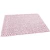 BIANCHERIAWEB Tappeto Bagno Doccia Antiscivolo In Ciniglia Super Assorbente Modello Dots 40x60 Rosa