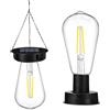 Nexoria Lampade solari a LED per esterni, 2 pezzi di ricambi per lampade solari da giardino, lampade solari per esterni a sospensione, ricambi per lampade solari con brillante lampadina LED per lampade solari