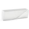 Vet italy Vetrineinrete® Applique da parete in gesso rettangolare doppia emissione up e down lampada contemporanea con attacco g9 applique decorativo