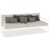 vidaXL Struttura letto divano letto bianco metallo 90×200 cm