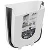 5five Simply Smart Cestino retrattile da 8 l in bianco e nero - 5 cinque simply smart