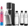 SodaStream DUO, macchina per acqua frizzante in titanio - flessibile ed elegante per la casa