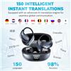 StarTech Cuffie traduttrici - In-ear Bluetooth 5.4 - 150 lingue - 4 modalità di traduzione - In tempo reale - 50 ore di autonomia - App