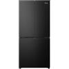 Hisense RQ5P470SAFD - Frigorifero da 304 litri, congelatore da 179 litri, Total NoFrost, Wifi, Multi AirFlow, FastFreeze, classe di efficienza energetica D, 178,5 x 79,4 cm, colore: Nero