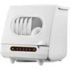 Linmeas-753 Lavastoviglie- Piccola lavastoviglie da Tavolo Lavastoviglie ad Asciugatura Intelligente Completamente Automatica Senza Installazione Domestica Perfetto per casa, Appartamenti e Camper